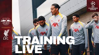 Live Training RB Leipzig vs Liverpool  Reds Prepare For UEFA Champions League [upl. by Gussie658]