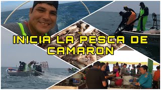 PRIMER DÍA DE LA PESCA 🦐🚤⚓️ SE ABRE LA VEDA DEL CAMARON Y LES MUESTRO COMO LO SACAMOS  ElRayioDD [upl. by Popele]