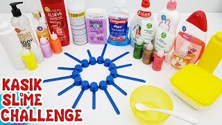 Eğlenceli ve Komik Kaşık Slime Challenge  1 Bölüm  Vak Vak TV [upl. by Bette]