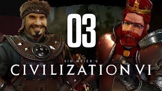 Aggressive Kampfhandlungen und militärische Antworten  Civilization VI  Nils gegen Dennis 02 [upl. by Eerized]