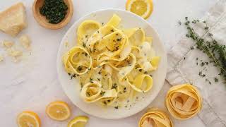 DeLallo Creamy Lemon Pappardelle Pasta [upl. by Maggio]