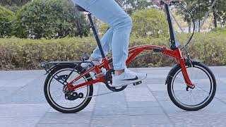 DAHON CURL i4 commuting with easy storage  16 inch folding bike [upl. by Rutter637]