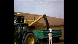 Raps dreschen 2012 mit New Holland und John Deere [upl. by Vinaya]