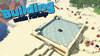 Building with fWhip  Desert GLADIATOR ARENA part 1  52 Minecraft 112 Survival [upl. by Adle]