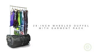 EcoGear 28inch Wheeled Duffel with Garment Rack [upl. by Cony152]