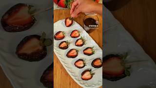 Strawberry amp Dates Healthy Snacks shortvideo healthy snacks [upl. by Odraboel]