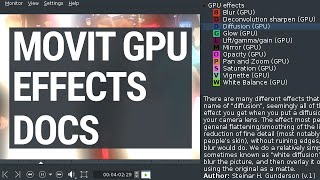 Kdenlive Movit GPU Effects InDepth Look [upl. by Halsted]