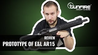 Prototype of EampL AR15  review by Gunfire [upl. by Kisung]