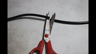 Repairing TV coax cable cut by mistake [upl. by Pelpel]