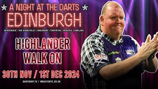 Highlander John Henderson Darts Walk On [upl. by Sucerdor]