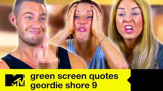 quotCharlottes Having A S Above My Headquot  Funniest Green Screen Quotes Part 2  Geordie Shore 9 [upl. by Lugar]