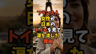 フランス人女性が日本のトイレを見て涙を流した理由【海外の反応】外国人の反応 外国の反応 [upl. by Royce]