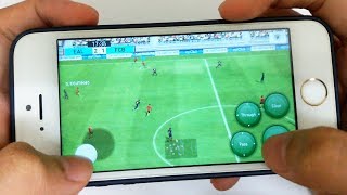 iPhone 5s Gaming Test in 2018  Pes 2018 Pro Evolution Soccer Gameplay [upl. by Kcyrred]