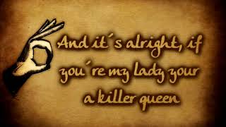 Fil Bo Riva  Killer Queen lyrics on screen [upl. by Elliott]