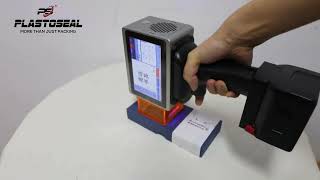 Handheld laser marking machine handhelaserprinter [upl. by Adaynek]