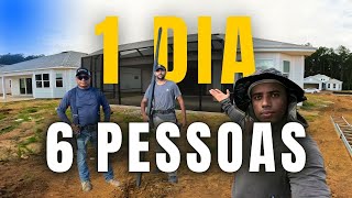 DINHEIRO SUADO Como Concluí um Trabalho com 6 Pessoas em 1 Dia nos EUA [upl. by Garson]