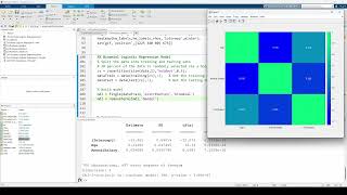 Binary Logistic Regression in MATLAB Part 2 Model Fitting [upl. by Anehsak]