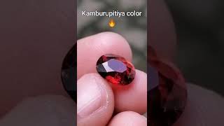 world best hessonite garnet Kamburupitiya in Sri Lanka Natural Beauty Color StoneCut amp Polished [upl. by Ferdinana]