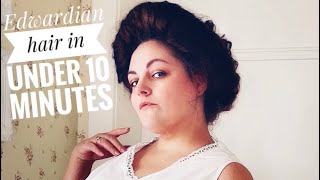 Edwardian hair in under 10 minutes [upl. by Gosney]