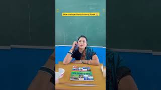 Har school me aise 2 teacher jarur hoti hai schoollife teacher shorts funny youtubeshorts [upl. by Aimehs]