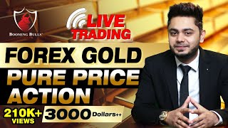 Live Trading Gold FX  Price Action Strategy  Anish Singh Thakur  Booming Bulls [upl. by Eatnhoj]