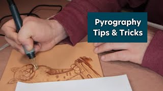 Leather Pyrography Tips and Tricks [upl. by Brost784]