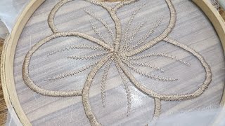 frangipani flower embroidery [upl. by Camila890]