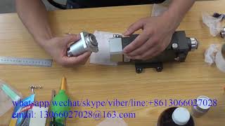 how to change protection lens collimating lens focus lens on raytool cutting head [upl. by Sweyn]