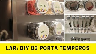 Porta temperos  3 modelos diferentes  Faça Você mesmo  DIY [upl. by Abihsat]