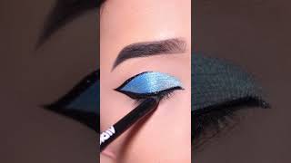 Blue eyeshadow Tutorial  Shilpa shorts [upl. by Dadirac]