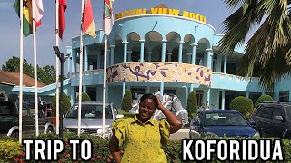 STAYING AT THE BIGGEST HOTEL IN KOFORIDUATRAVELLING WITHIN GHANA [upl. by Cranford150]