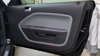 REVIEW Repairing my 2007 Mustang GT Door Panels with Coverlay Inserts [upl. by Lorne]