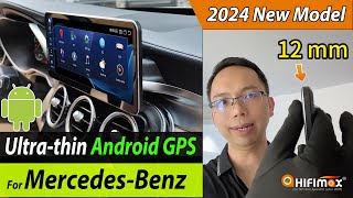 2024 New 123 Ultrathin Android GPS CarPlay Screen for MercedesBenz ABCEVGGLACLAGLCGLK [upl. by Nnylimaj820]