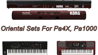 Oriental Set For Korg Pa4X Korg Pa1000 [upl. by Palestine]