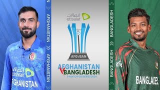 CRICKET LIVE Afghanistan Vs Bangladesh  3rd ODI  November 11 2024  Sharjah  UAE [upl. by Ames]