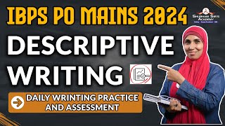 IBPS PO MAINS 2024 DESCRIPTIVE WRITING FATIMA MAAM ibps ssa ibpspo 2024 fatimamam shubhamsir [upl. by Juliana]