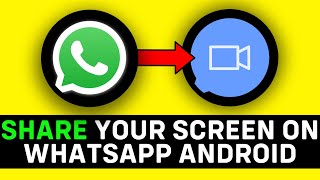 UPDATED 2024 How to Share Your Screen on WhatsApp Android [upl. by Rehpotsirhc]