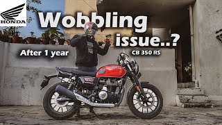 Honda CB 350 RS wobbling issue   one year experience  detail video [upl. by Madid567]