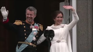 Denmarks King Frederik X takes the throne  REUTERS [upl. by Macswan]