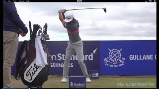 Rafa CabreraBello golf swing Driver faceon view ASI Scottish Open July 2018 [upl. by Skelton]