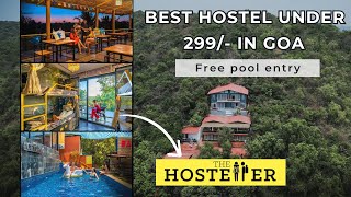 Cheapest hostel in goa only rs299  best hotel in budget near baga beach  The hosteller arporagoa [upl. by Swart]