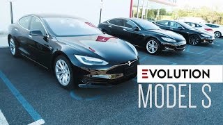 The Evolution of the Tesla Model S 2013  2016 [upl. by Vogele731]