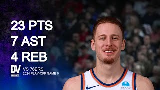 Donte DiVincenzo vs 76ers 23 pts 7 ast 4 reb  May 02 2024 [upl. by Nolan]