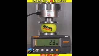 Hydraulic Press Vs Tennis Balls Of Different Countries [upl. by Nivram]