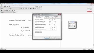 MathcadColumn Design using Interaction Diagram 0102 [upl. by Einned]