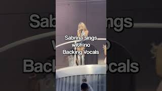 Sabrina Carpenter Removes Backing Vocals for Espresso After Accusations Of LipSyncing 😳 sabrina [upl. by Nuli]