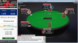 Replay quotavtolide777quot Final table PokerStars MicroMillions 69 330 FL 27 Triple Draw Nov 17 2019 [upl. by Keene]