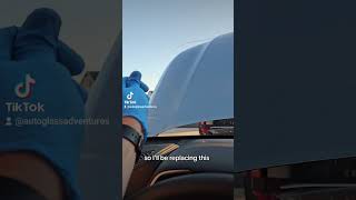 2024 Toyota Highlander windshield replacement with 1588 miles new toyota car suv broken glass [upl. by Eiryt]