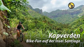 Mountainbiking auf der kapverdischen Insel Santiago [upl. by Eelyrehc]