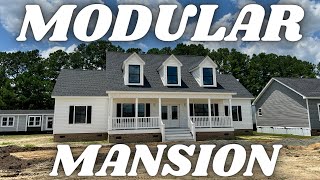 BRAND NEW modular home just SETUP and its GLORIOUS Prefab House Tour [upl. by Zosi742]